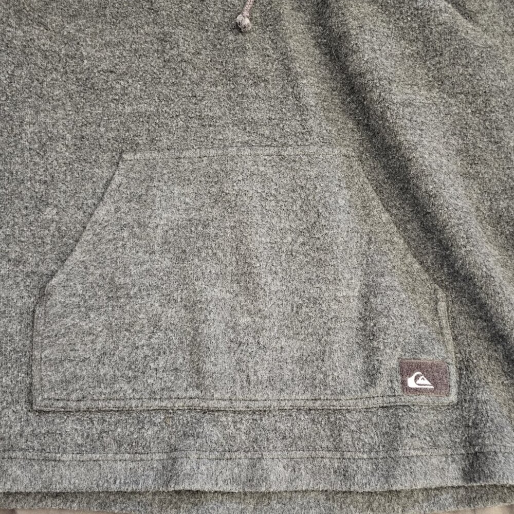 Quicksilver Long Sleeve Grey Hoody Fleece XL/TG - Picture 6 of 7